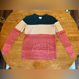 Market & Spruce Rowan Textured Cotton Blend Sweater Size Small Stitch Fix